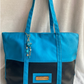 Bolso de mujer negro con celeste Katty